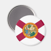 Flagge des Bundesstaates Florida Magnet (Vorderseite/Rückseite)