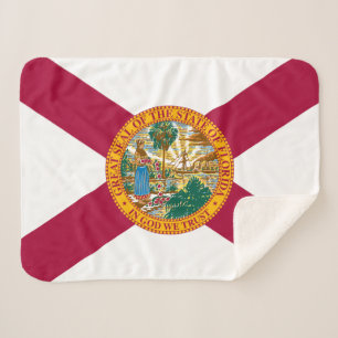 Flagge des Bundesstaates Florida Sherpadecke