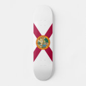Flagge des Bundesstaates Florida Skateboard (Vorderseite)