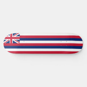 Flagge des Bundesstaates Hawaii Skateboard
