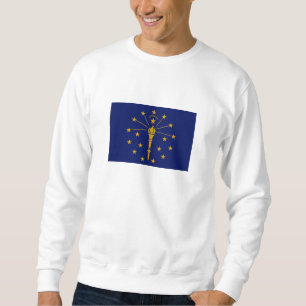 Flagge des Bundesstaates Indiana Sweatshirt
