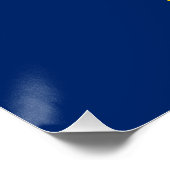 Flagge des Bundesstaates Kansas Poster (Ecke)