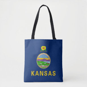Flagge des Bundesstaates Kansas Tasche