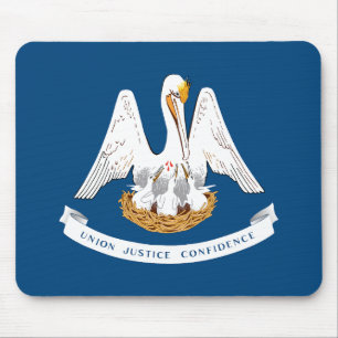 Flagge des Bundesstaates Louisiana Mousepad