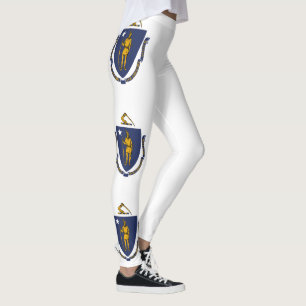 Flagge des Bundesstaates Massachusetts Leggings
