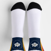Flagge des Bundesstaates Mississippi Socken (Oben)