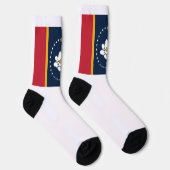 Flagge des Bundesstaates Mississippi Socken (Rechts)