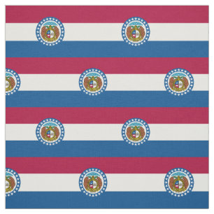 Flagge des Bundesstaates Missouri Stoff