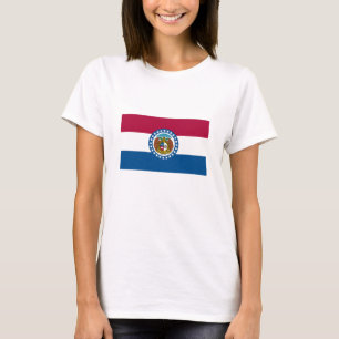 Flagge des Bundesstaates Missouri T-Shirt