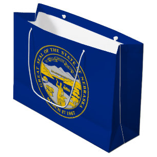 Flagge des Bundesstaates Nebraska Große Geschenktüte