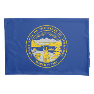Flagge des Bundesstaates Nebraska Kissenbezug