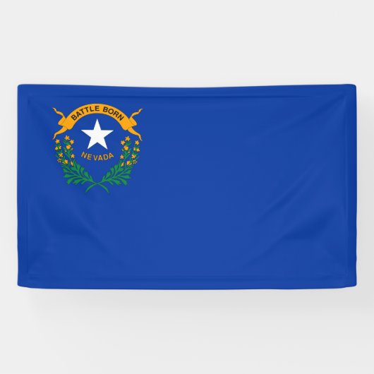 Flagge des Bundesstaates Nevada Banner (Horizontal)