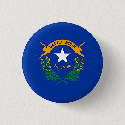 Flagge des Bundesstaates Nevada Button (Vorderseite)