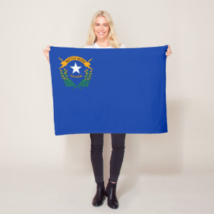 Flagge des Bundesstaates Nevada Fleecedecke