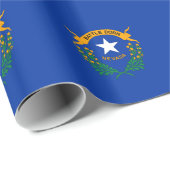 Flagge des Bundesstaates Nevada Geschenkpapier (Rolleneckpunkt)