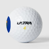 Flagge des Bundesstaates Nevada Golfball (Logo)