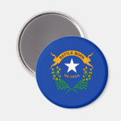 Flagge des Bundesstaates Nevada Magnet (Vorderseite/Rückseite)