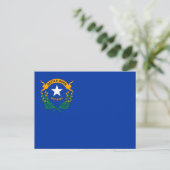 Flagge des Bundesstaates Nevada Postkarte (Stehend Vorderseite)