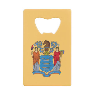 Flagge des Bundesstaates New Jersey Geldbeutel Flaschenöffner