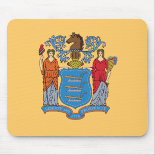 Flagge des Bundesstaates New Jersey Mousepad