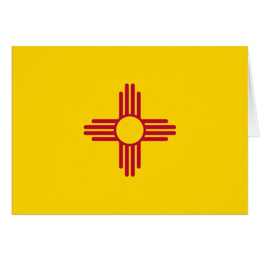 Flagge des Bundesstaates New Mexico (Vorderseite (Horizontal))