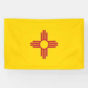 Flagge des Bundesstaates New Mexico Banner