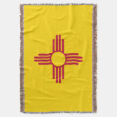 Flagge des Bundesstaates New Mexico Decke (Vorderseite Vertikal)
