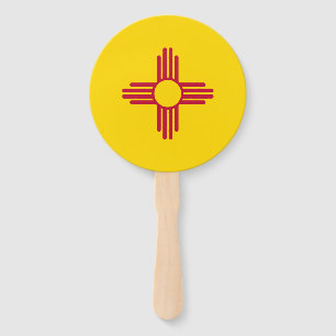 Flagge des Bundesstaates New Mexico Fächer