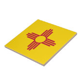 Flagge des Bundesstaates New Mexico Fliese (Seite)