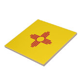 Flagge des Bundesstaates New Mexico Fliese (Seite)