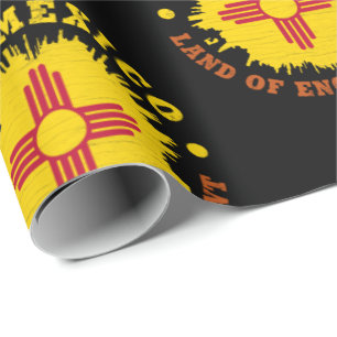 FLAGGE DES BUNDESSTAATES NEW MEXICO GESCHENKPAPIER
