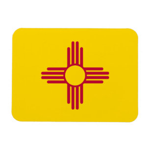 Flagge des Bundesstaates New Mexico Magnet