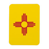 Flagge des Bundesstaates New Mexico Magnet (Vertikal)