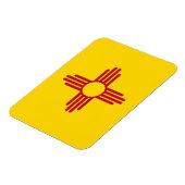 Flagge des Bundesstaates New Mexico Magnet (Linke Seite)