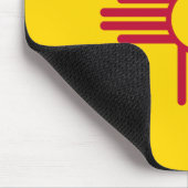 Flagge des Bundesstaates New Mexico Mousepad (Ecke)