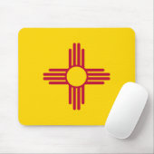 Flagge des Bundesstaates New Mexico Mousepad (Mit Mouse)