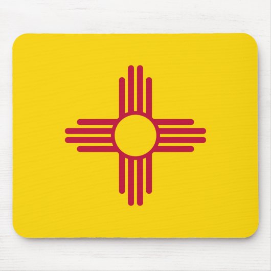Flagge des Bundesstaates New Mexico Mousepad (Vorne)