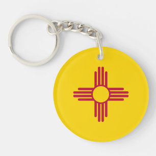 Flagge des Bundesstaates New Mexico Schlüsselanhänger