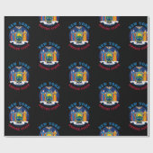 FLAGGE DES BUNDESSTAATES NEW YORK GESCHENKPAPIER (Flach)