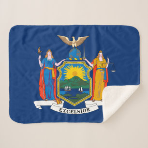 Flagge des Bundesstaates New York Sherpadecke