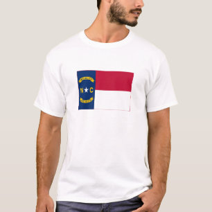 Flagge des Bundesstaates North Carolina T-Shirt