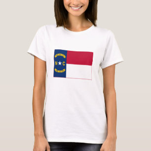 Flagge des Bundesstaates North Carolina T-Shirt