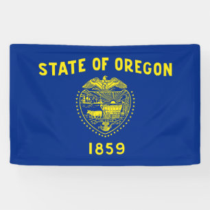 Flagge des Bundesstaates Oregon Banner