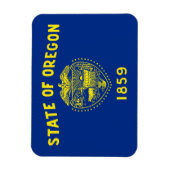 Flagge des Bundesstaates Oregon Magnet (Vertikal)