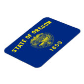 Flagge des Bundesstaates Oregon Magnet (Linke Seite)