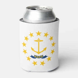 Flagge des Bundesstaates Rhode Island Dosenkühler