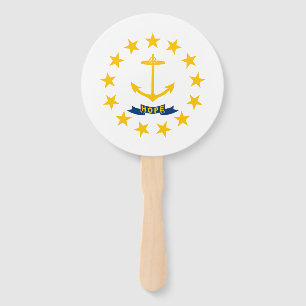 Flagge des Bundesstaates Rhode Island Fächer