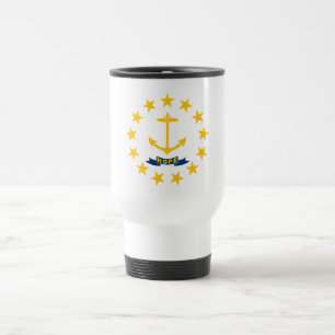Flagge des Bundesstaates Rhode Island Reisebecher