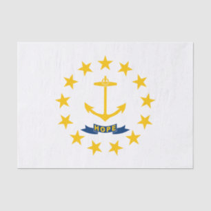 Flagge des Bundesstaates Rhode Island Seidenpapier