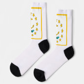 Flagge des Bundesstaates Rhode Island Socken (Linkes Detail)